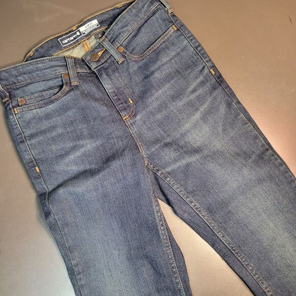 Carhartt Jeans Womens Rugged Flex Slim Fit Denim BD4976-W Size 4 Short NEW NWT - Picture 1 of 11